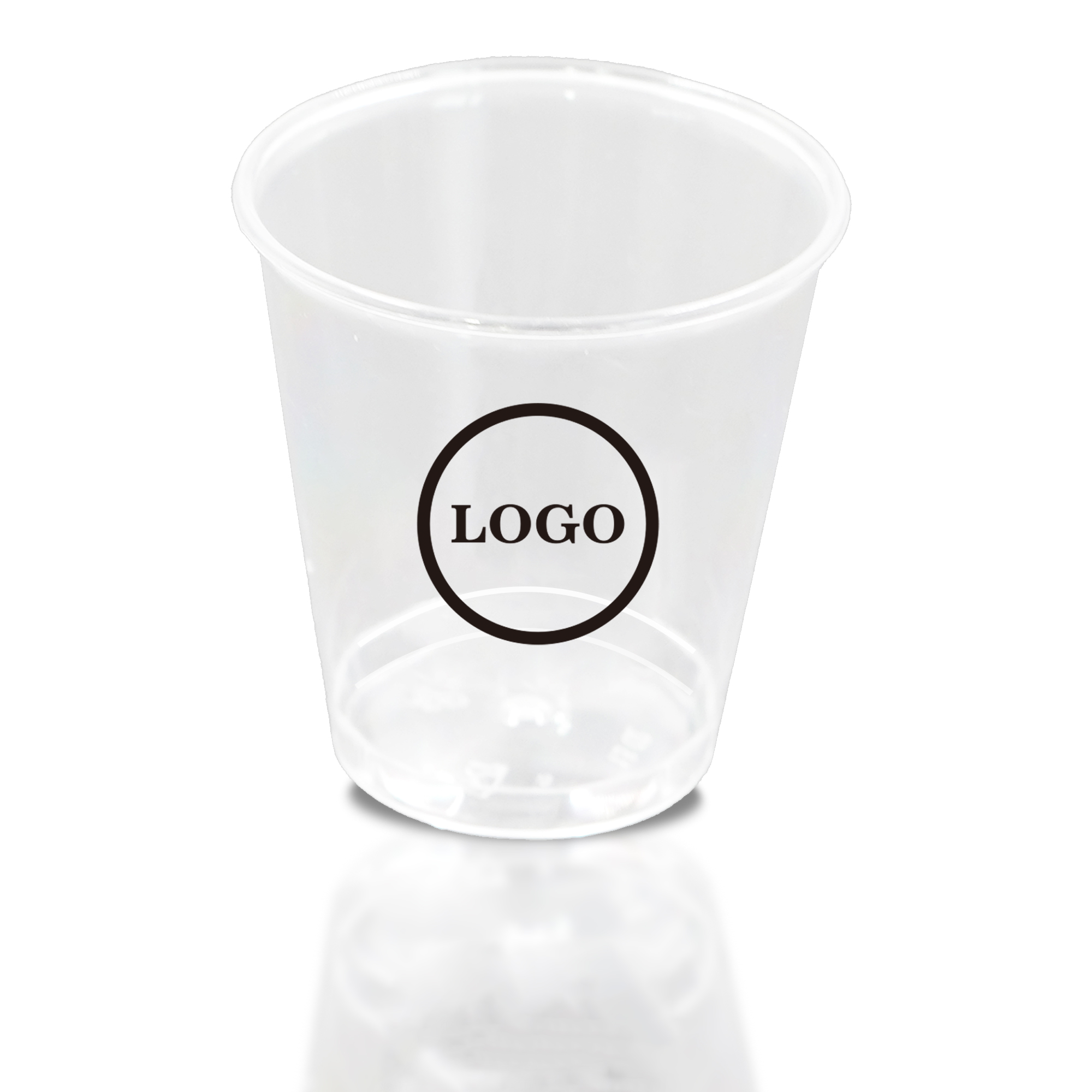 PPDN119-1 Disposable Hard Plastic Clear Tasting Cup - Image 1
