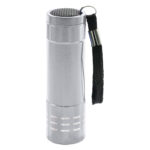 9-LED Aluminum Keychain Flashlight Wrist Strap - Compact EDC Bright Beam Torch for Outdoor/Camping - Image 4