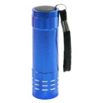 9-LED Aluminum Keychain Flashlight Wrist Strap - Compact EDC Bright Beam Torch for Outdoor/Camping - Image 6