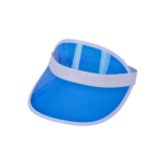 Customizable Water-Resistant PVC Sun Visor - UV Protection Adjustable Hat for Beach & Outdoor Sports - Image 2