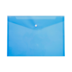 A4 PP Transparent Waterproof Snap Closure Document File Folder Envelope Pouch - Reusable Dustproof Organizer for Papers Records Storage - Image 2