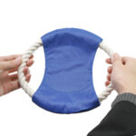 Outdoor Cotton Rope Dog Flying Disc Saucer For Pet Training Chew Throwing Flyer Disk Toy - Image 3