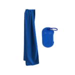 Portable Quick-Dry Cooling Towel Set with Silicone Case Sports Travel Fitness Microfiber Instant - Image 2