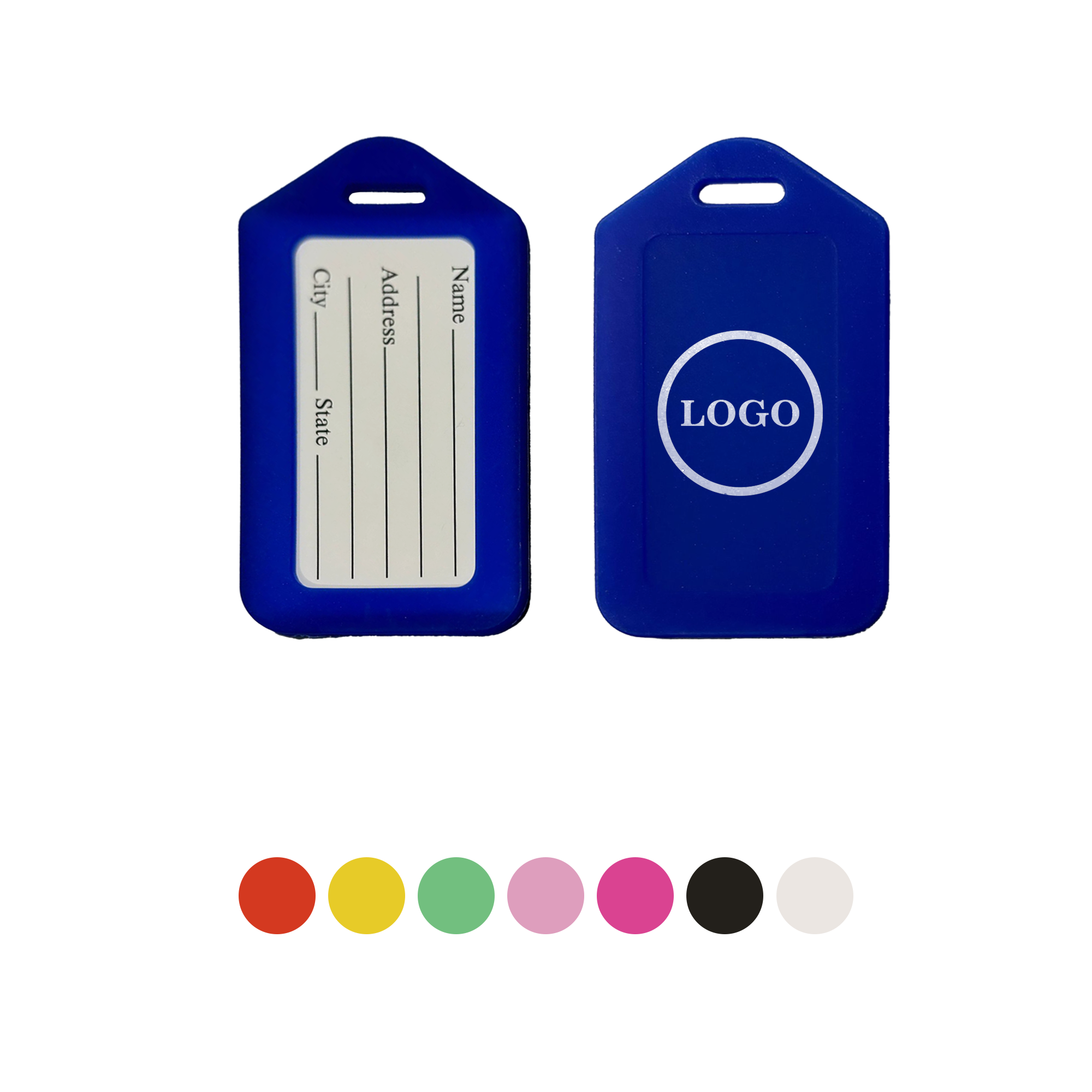 PPDN182-1 PP Duty Durable Waterproof Plastic Luggage Tag Holder Travel Suitcase Card Airline Cruise Baggage - Image 1