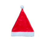 Christmas Santa Hat Unisex Velvet Plush Fuzzy Winter Knitted Beanie Customized Festive Party Holiday - Image 2