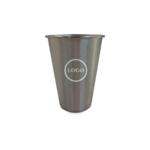 16Oz 304 Premium Durable Stainless Steel Cups Pint Commercial Use Dishwasher Safe Reusable Drinkware