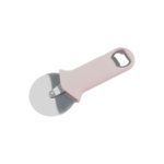 2-in-1 Stainless Steel Pizza Cutter and Bottle Opener - Image 2