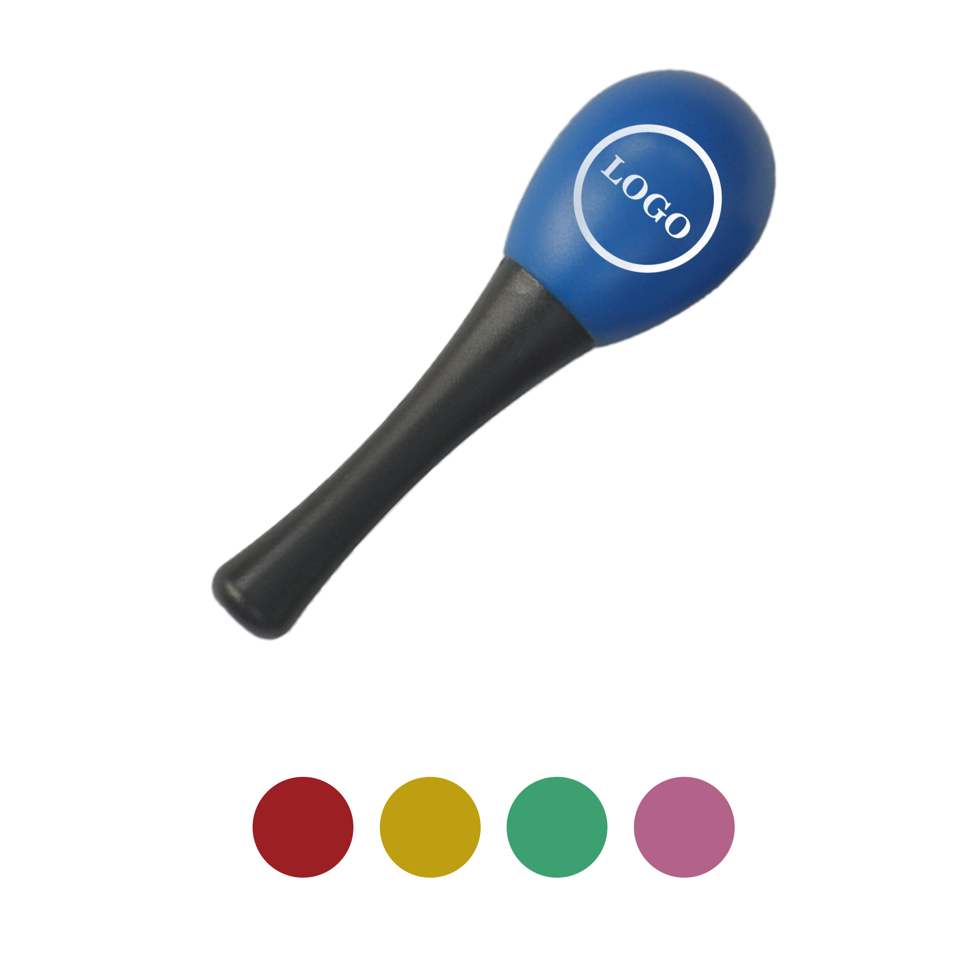 PPDN210-1 Plastic Maraca Sand-Filled Handheld Musical Shaker Instrument Rhythm Percussion Party Sound Toy - Image 1