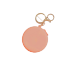 Mini Round Silicone Earphone Case Zippered Portable Keychain - Image 2