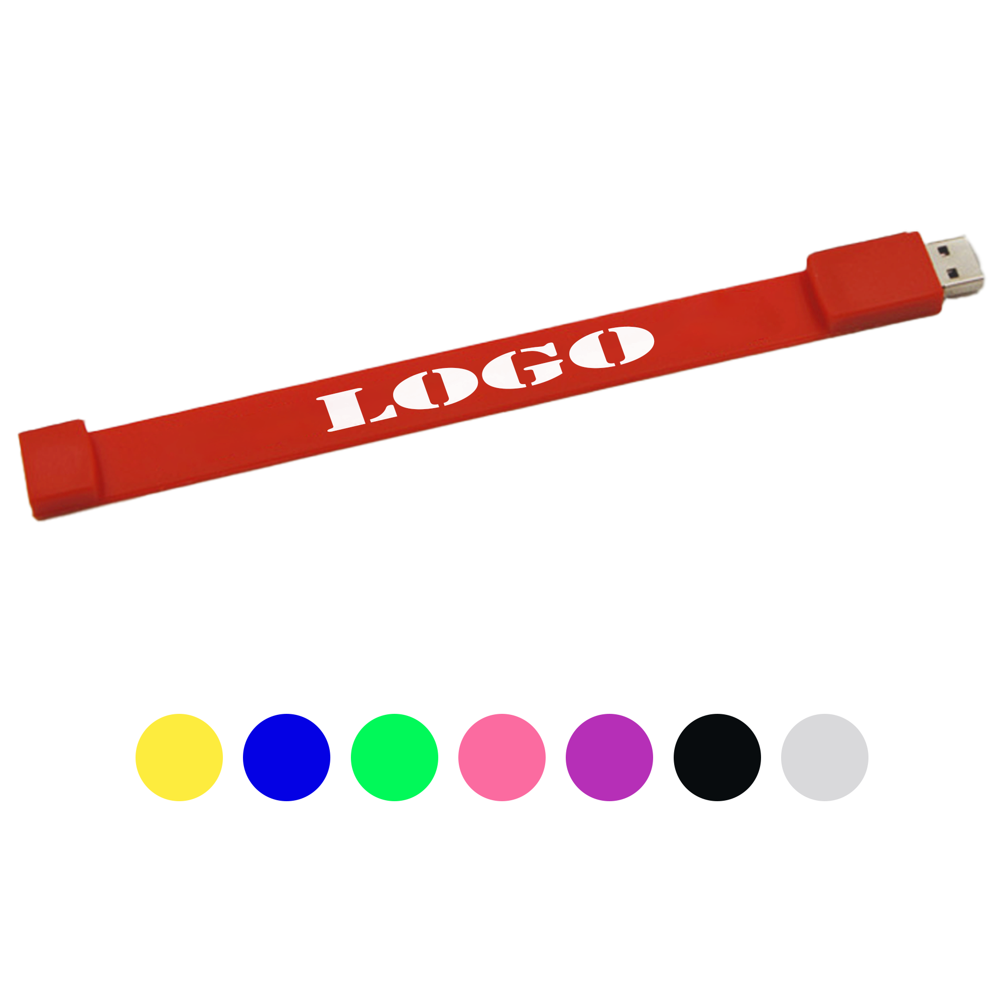 PPDN240-1 16GB Silicone Wristband USB Flash Drives 3.0 - Image 1